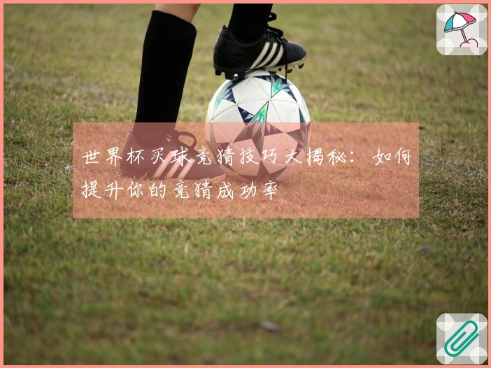 世界杯买球竞猜技巧大揭秘：如何提升你的竞猜成功率